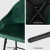Artiss 4x Mesial Velvet Bar Stools - Swivel Green, Metal Legs, Luxurious Design for Elegant Spaces