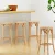 Artiss Bar Stools, Rattan Seat, Beechwood Frame, 65cm Height, Pine Finish, Set of 4, Classic Design, Easy Assembly