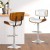 Artiss 4x Gas Lift Bar Stools, White PU Leather & Wooden Design, Chrome Finish, Adjustable Height, 130kg Capacity Artiss 4x Gas Lift Bar Stools, White PU Leather & Wooden Design, Chrome Finish, Adjustable Height, 130kg Capacity