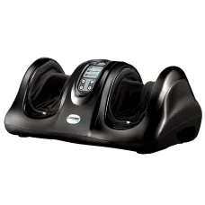 Livemor Foot Massager Shiatsu Electric Roller with Remote, Black, 59x34x25cm - Kneading, Intensity Control, Portable