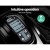 Livemor Foot Massager Shiatsu Electric Roller with Remote, Black, 59x34x25cm - Kneading, Intensity Control, Portable