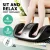 Livemor Foot Massager, Shiatsu Electric Roller, Grey, 56x37x23cm, Kneading Calf & Leg Relief, 3 Modes, Remote Control