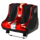 Livemor Shiatsu Electric Foot Massager, Red, 47x47x44cm, Ankle Calf Leg Kneading, 360° Massage, 3 Intensity Levels
