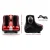 Livemor Shiatsu Electric Foot Massager, Red, 47x47x44cm, Ankle Calf Leg Kneading, 360° Massage, 3 Intensity Levels