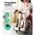 Livemor Shiatsu Electric Foot Massager, Silver, 47x47x44cm - Ankle, Calf, Leg Kneading for Relaxation & Circulation
