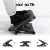 Artiss Adjustable Foot Rest Stool Black 45x33x24cm Under Desk Office Footrest with Massage Surface and Non-Skid Base
