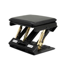 Artiss Adjustable Foot Rest Stool Under Desk with Massage Cushion Pad, Black, Metal Frame, 32x32x29cm, No Assembly