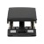 Artiss Adjustable Foot Rest Stool Under Desk with Massage Cushion Pad, Black, Metal Frame, 32x32x29cm, No Assembly