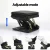 Artiss Adjustable Foot Rest Stool Under Desk with Massage Cushion Pad, Black, Metal Frame, 32x32x29cm, No Assembly