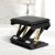 Artiss Adjustable Foot Rest Stool Under Desk with Massage Cushion Pad, Black, Metal Frame, 32x32x29cm, No Assembly
