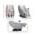 Livemor 4D Massage Chair Electric Recliner, Leather, Grey, 130cm SL-Track, Zero Gravity, Heated, Bluetooth Speaker Livemor 4D Massage Chair Electric Recliner, Leather, Grey, 130cm SL-Track, Zero Gravity, Heated, Bluetooth Speaker