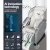Livemor 4D Massage Chair Electric Recliner, Leather, Grey, 130cm SL-Track, Zero Gravity, Heated, Bluetooth Speaker