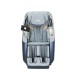 Livemor 4D Massage Chair Electric Recliner, Leather, Grey, Full Body, Heated, Bluetooth, Aromatherapy, AI Control