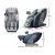 Livemor 4D Massage Chair Electric Recliner, Leather, Grey, Full Body, Heated, Bluetooth, Aromatherapy, AI Control