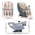 Livemor 4D Massage Chair Electric Recliner, Grey, Full-Body Home Massager with Heated Therapy & Bluetooth Speakers