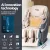 Livemor 4D Massage Chair Electric Recliner, Grey, Full-Body Home Massager with Heated Therapy & Bluetooth Speakers