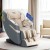 Livemor 4D Massage Chair Electric Recliner, Grey, Full-Body Home Massager with Heated Therapy & Bluetooth Speakers
