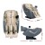 Livemor Massage Chair Electric Recliner, Leather, Grey - Full Body 3D Massager with Zero Gravity & Bluetooth Speaker