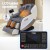 Livemor Beryl Electric Massage Chair, Leather, Grey - Full Body Recliner with Zero Gravity, Heated Therapy & Bluetooth