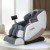 Livemor Beryl Electric Massage Chair, Leather, Grey - Full Body Recliner with Zero Gravity, Heated Therapy & Bluetooth