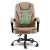Artiss Massage Office Chair Executive Brown PU Leather Ergonomic Recliner with Vibration, Adjustable Height, Espresso