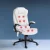 Artiss 8-Point Massage Office Chair Recliner with Heated PU Leather Seat, Remote Control & Adjustable Swivel - White