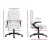 Artiss 8-Point Massage Office Chair Recliner with Heated PU Leather Seat, Remote Control & Adjustable Swivel - White