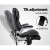 Artiss 8-Point Massage Office Chair in Black PU Leather with Remote Control, Lumbar Support, and Adjustable Height