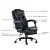 Artiss 2-Point Massage Office Chair, Black PU Leather Recliner with Adjustable Footrest, 360° Swivel, Up to 150° Recline