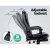 Artiss 8-Point Massage Office Chair, PU Leather, Reclining, Heated Lumbar, Remote, Footrest, Black, Adjustable Height