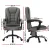 Artiss 2-Point Massage Office Chair, Black Fabric, Adjustable Comfort with Lumbar Support and Recline Features