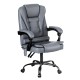 Artiss Executive Office Chair 4-Point Massage Recliner Ergonomic PU Leather, Adjustable Height, 135° Recline, Grey Artiss Executive Office Chair 4-Point Massage Recliner Ergonomic PU Leather, Adjustable Height, 135° Recline, Grey