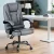 Artiss Executive Office Chair 4-Point Massage Recliner Ergonomic PU Leather, Adjustable Height, 135° Recline, Grey