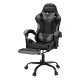 Artiss Grey 2-Point Massage Gaming Office Chair with Footrest - Ergonomic Comfort for Work & Play, 1-Year Warranty