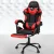 Artiss Ergonomic Red Massage Gaming Office Chair with Footrest - 2 Point Lumbar Support, Recline & 360 Swivel