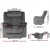 Artiss Electric Massage Recliner Chair Velvet Lounge Sofa with Heating, 8-Point Massage, Grey, 150kg Capacity