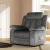 Artiss Electric Massage Recliner Chair Velvet Lounge Sofa with Heating, 8-Point Massage, Grey, 150kg Capacity