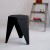 ArtissIn Bar Stools Set, Polypropylene, 36x32x45cm, Black Charcoal - Modern Versatile Indoor/Outdoor Seating