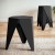 Artiss Puzzle Stool Set, Polypropylene, 36x32x45cm, Black, Stackable Bar Stools, Versatile Indoor/Outdoor Use