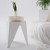 ArtissIn Bar Stools, Polypropylene, 36x32x45cm, White, Stylish Stackable Seating for Indoor & Outdoor Use, Set of 2