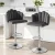 Artiss Velvet Bar Stools X2 - Adjustable, Ergonomic, 120kg Capacity, Grey, 86-108cm, Gaslift, Anti-Slip, Easy Assembly