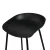 Artiss 2x Bar Stools Set - 67cm Black, Metal Frame, PP Plastic Seat, Sleek Minimalist Design, Anti-Slip Floor Protectors