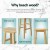 Artiss 4x Baden Bar Stools - Beech Wood, 66.5cm, Natural, Sturdy Design, Anti-Slip, 130kg Capacity, 1 Artiss 4x Baden Bar Stools - Beech Wood, 66.5cm, Natural, Sturdy Design, Anti-Slip, 130kg Capacity, 1