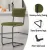 Artiss Orman Bar Stools, Velvet Upholstery, 65cm Seat Height, Green, Sturdy Steel Frame, Elegant Home Bar Seating Artiss Orman Bar Stools, Velvet Upholstery, 65cm Seat Height, Green, Sturdy Steel Frame, Elegant Home Bar Seating