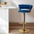 Artiss Vivien Bar Stools: Navy Velvet, Woven Backrest, Adjustable Height, 360° Swivel, Luxurious Design Artiss Vivien Bar Stools: Navy Velvet, Woven Backrest, Adjustable Height, 360° Swivel, Luxurious Design