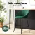 Artiss Set of 4 Green Velvet Bar Stools - Ergonomic Tub Style, Metal Frame, 64cm Seat Height, Anti-Slip Protectors