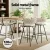 Artiss 2x Vivien Bar Stools - Woven Velvet, Metal, Ivory, 75cm, Ergonomic Design, Cushioned Back, 120kg Capacity