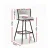 Artiss Vivien 4x Bar Stools - Elegant Ivory Velvet & Metal, 75cm Seat Height, Ergonomic Design with Cushioned Back