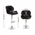 Artiss 2x Bar Stools - Adjustable Gas Lift, Padded PU Leather, 360° Swivel, Chrome Finish, Black, 69-82cm Height Artiss 2x Bar Stools - Adjustable Gas Lift, Padded PU Leather, 360° Swivel, Chrome Finish, Black, 69-82cm Height
