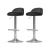 Artiss Nuvo 4x Bar Stools - Black PU Leather, Adjustable Height, 360° Swivel, Chrome Base, Contemporary Design Artiss Nuvo 4x Bar Stools - Black PU Leather, Adjustable Height, 360° Swivel, Chrome Base, Contemporary Design